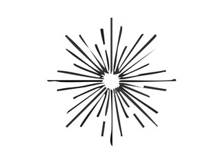 Fototapeta premium Confetti and Streamers Celebration Firework with Stars