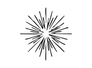 Confetti and Streamers Celebration Firework with Stars