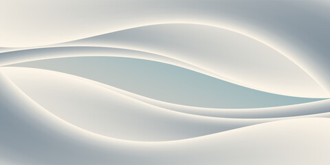 Obraz premium Light White Background, Abstract geometric background with liquid shapes. Vector illustration.