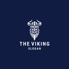 Viking logo icon design template vector illustration 