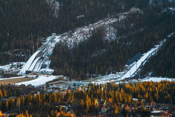 The Great Krokiew Ski Jumping Hill in Zakopane. Poland