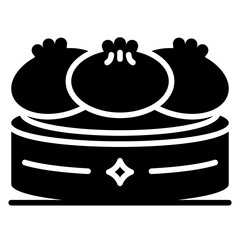 Dumpling Solid Icon