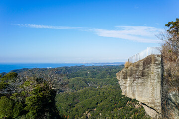 千葉県房総半島の鋸山