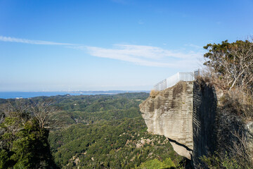 千葉県房総半島の鋸山