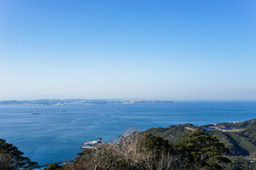 千葉県房総半島の鋸山
