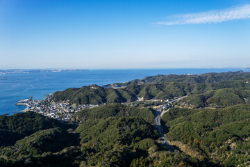 千葉県房総半島の鋸山