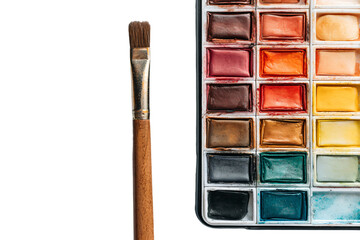 Watercolor Paint Set and Brush