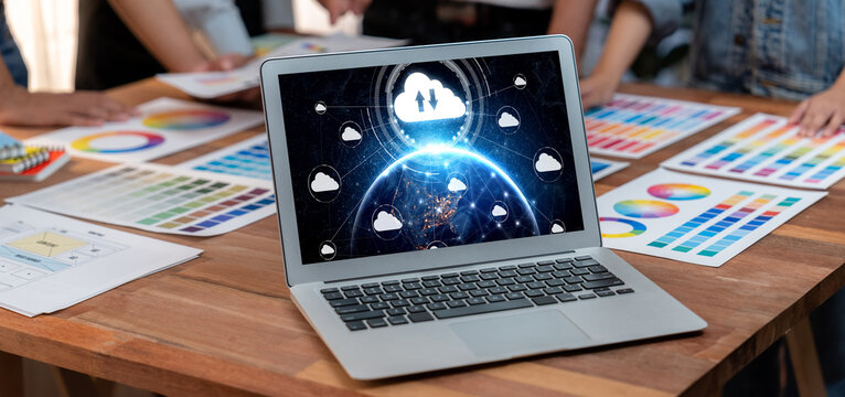 Cloud computing software for brisk remote work and personal data storage - Powered by Adobe