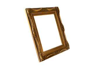 Floating Ornate Gold Picture Frame