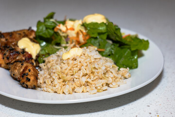 Balanced Chicken Banh Mi-Inspired Rice Bowl