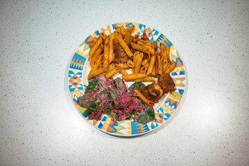 Spaghetti & Beef Meatball Bake