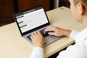 Online loan application form for modish digital information collection on the internet network