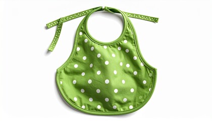 Kids Bibs with polka dots on them