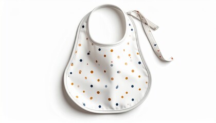 Kids Bibs with polka dots on them