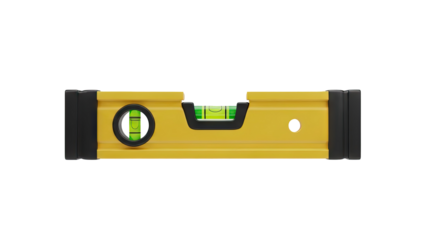 Yellow Spirit Level Tool for Accurate Measurement