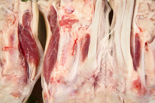 Fresh Pork Trotters and Tenderloin with Tendons - Butcher Cuts