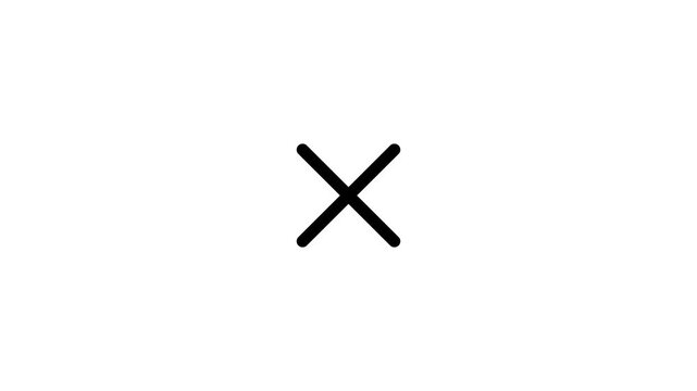 Animated Hamburger Menu Icon Transforms Into Close Button 1.