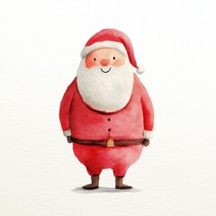 Cheerful Santa Claus illustration perfect for holiday themes, decorations, and festive content.