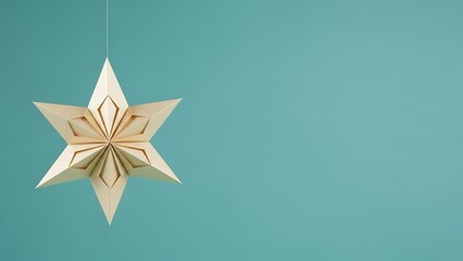 Obraz premium Christmas Star Ornament Holiday Decoration Celebration Festive Papercraft