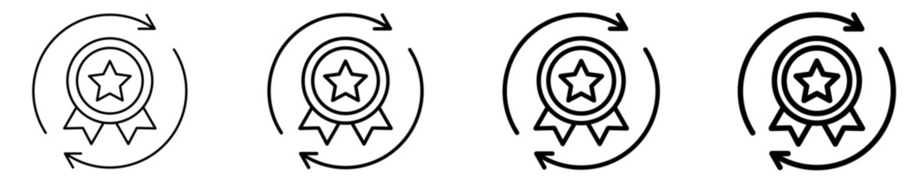 Brand Refresh Icon Set Different Style Collection