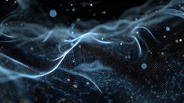 Vibrating Particle Membrane in Zero Gravity Space