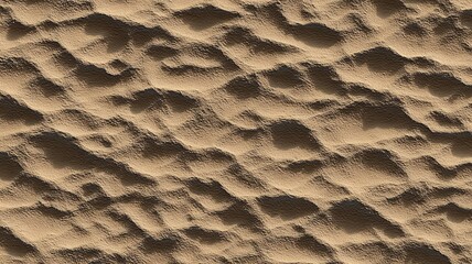 Sand dunes pattern with light and shadow. AI generated