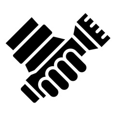 Obraz premium Flashlight Glyph Icon Mini Illustration, Use For Modern Concept, Print, Ui, Ux Kit, Web And App Development. Vector Related To Firefighter, Rescue And More