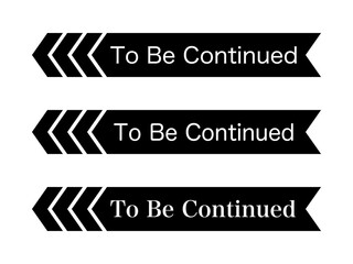 「To Be Continued」矢印素材セット