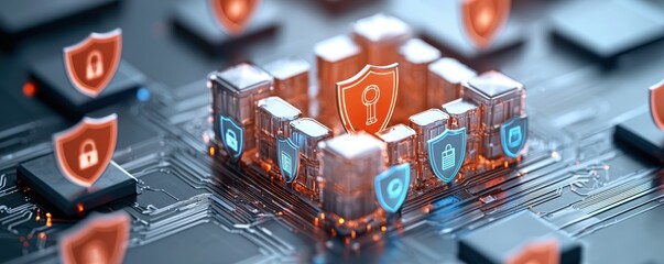 Visualizing cyber insurance a digital fortress in a virtual instability