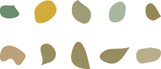Fototapeta premium Collection of different shapes and colors