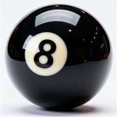 Glossy 8 Ball &ndash; Game and Luck Concept