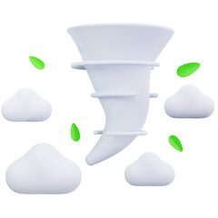 Tornado Wind Weather Concept