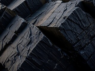 Black Marble Abstract Texture