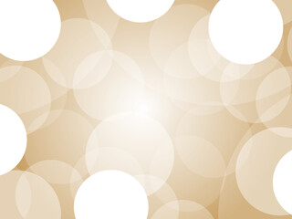 光の玉ボケのゴールドの背景素材