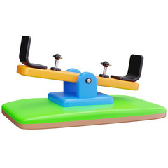 Playground Seesaw Picnic Park