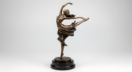 statuette of a woman