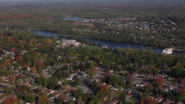 The Otonabee River in Peterborough, Ontario