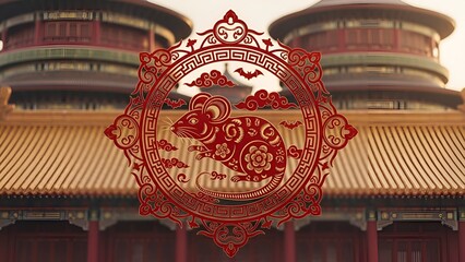 Ancient Temple Entrance with Intricate Dragon Design and Ornate Architecture Feedio Whisk