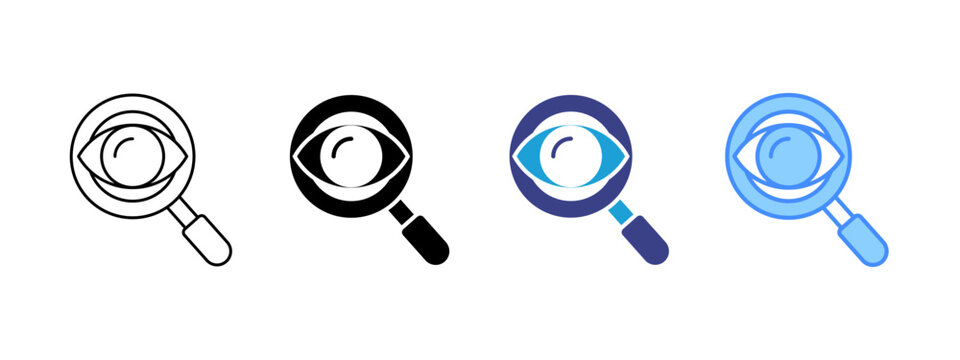 View  icon set multiple style collection