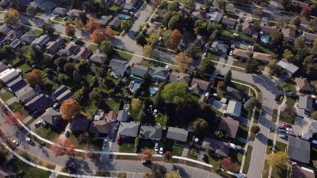 A residential area in Peterborough, Ontario
