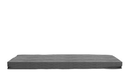 Empty Stone Shelf Isolated on Transparent Background