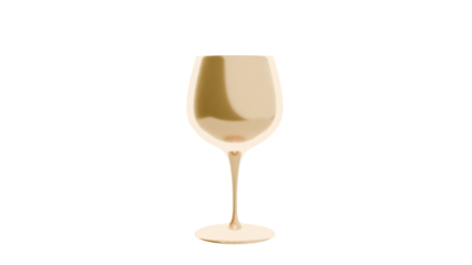 Transparent Wine Glass with Clipping Path