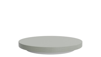 Empty Circular Display Pedestal