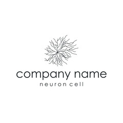 Smart neuron logo designed for modern technology brands