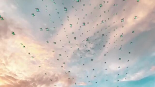 A Spectacular Drone Swarm Performance