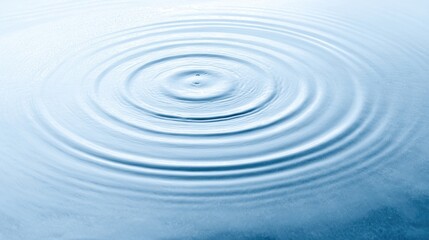 Fototapeta premium A serene image of ripples in water, reflecting tranquility and calmness, creating a soothing visual effect.