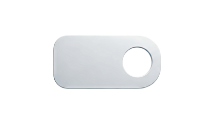 Webcam Cover Isolated on White Background