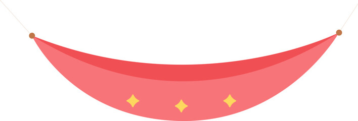 Obraz premium Colorful Hammock Vector Element