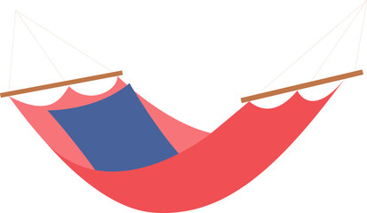 Colorful Hammock Vector Element