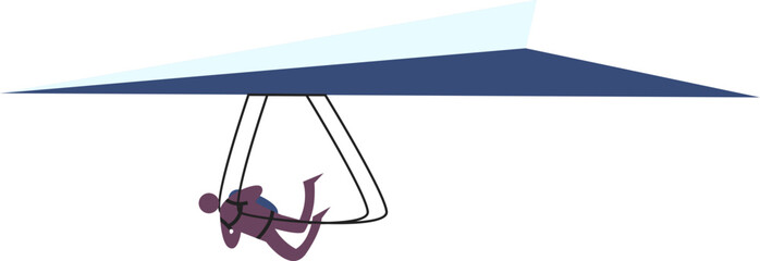 Skydiver Flying Extreme Sport Element © Doodlerco